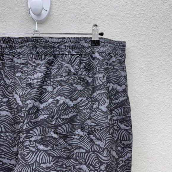 Alaskan Hardgear Duluth Trading Fish Print Swim Trunks Shorts 60416 Mens size 40 - Picture 4 of 9